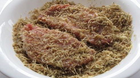 свинина пармезан