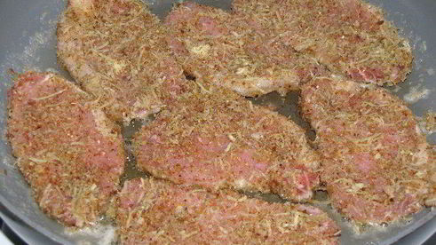 свинина пармезан