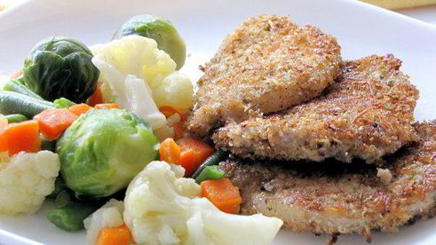 свинина пармезан