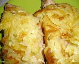 Свинина в картофельной корочке
