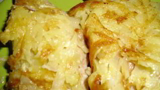 Свинина в картофельной корочке