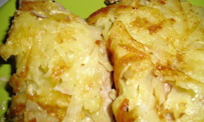 Рецепт свинины в картофельной корочке