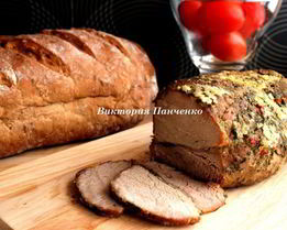 Свинина запеченная горчично-медовая