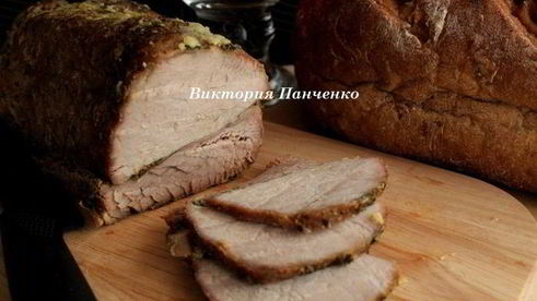 свинина запеченная горчично-медовая