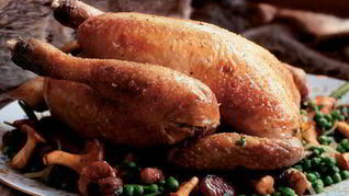 Утка с лисичками