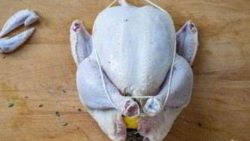 запеченная курица с морковью