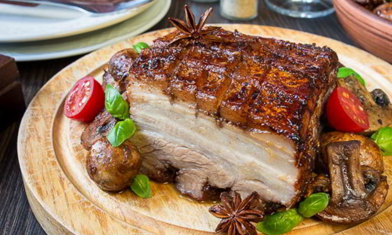 Рецепт запеченной свиной грудинки с китайскими специями