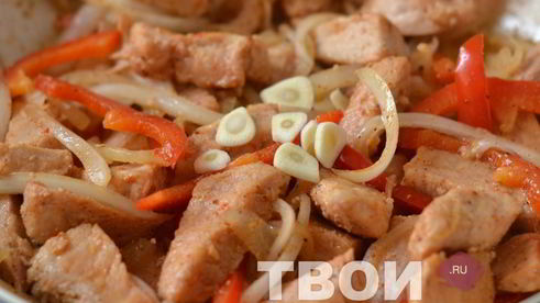 жареная свинина