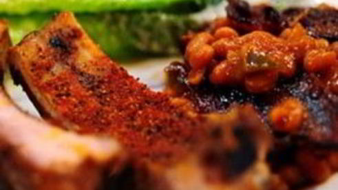 жареные свиные ребрышки в духовке