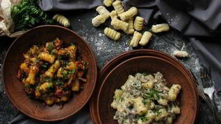 Ньокки с двумя соусами