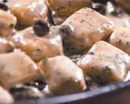 Ньокки с лесными грибами