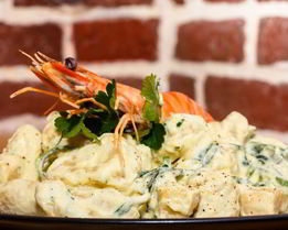 Ньокки с соусом из креветок