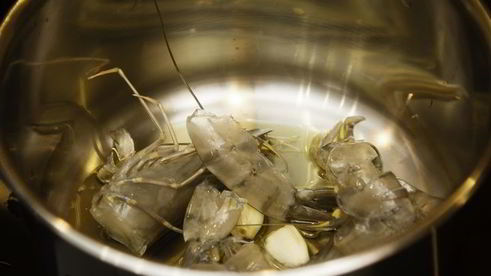 ньокки с соусом из креветок