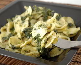 Ньокки со шпинатом и лимоном