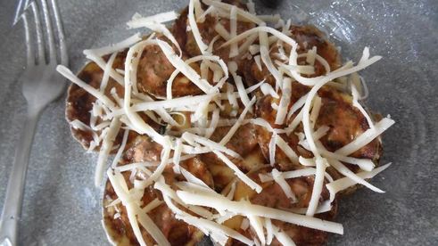 баклажаны и кабачки с сыром в микроволновке