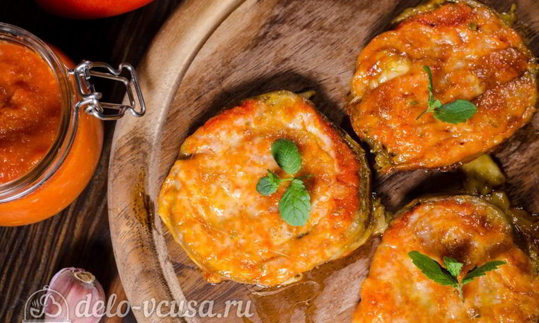Рецепт баклажанов под сыром в духовке