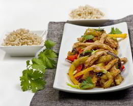 Баклажаны с курицей по-пекински