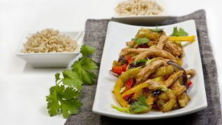 Баклажаны с курицей по-пекински