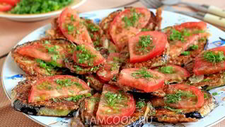 Баклажаны в яичном кляре