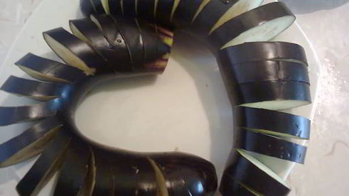 баклажаны запеченные подкова