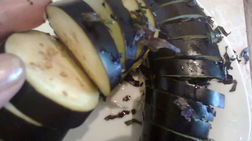 баклажаны запеченные подкова