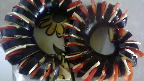 баклажаны запеченные подкова