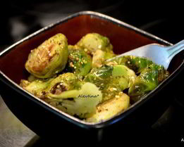 Брюссельская капуста с лимонным вкусом