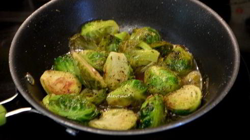 брюссельская капуста с лимонным вкусом