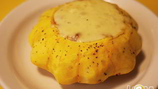 Фаршированный патиссон Солнечный цветочек