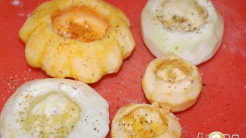 фаршированный патиссон солнечный цветочек