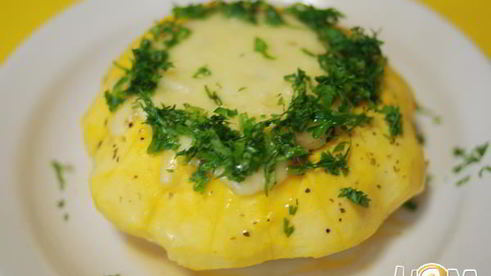 фаршированный патиссон солнечный цветочек