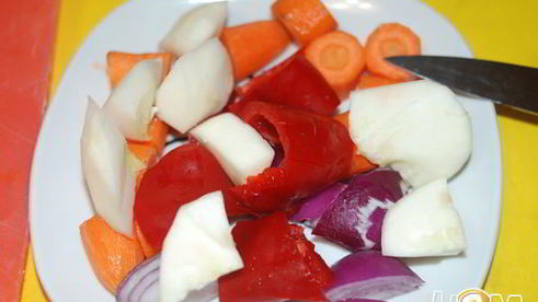 фаршированный патиссон солнечный цветочек