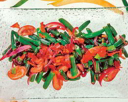 Фасоль с дарами природы