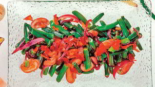 Фасоль с дарами природы