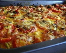 Кабачки с фаршем в духовке с помидорами