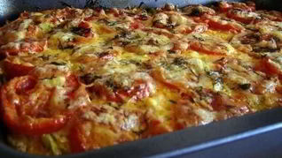 Кабачки с фаршем в духовке с помидорами