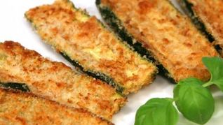 Кабачки в кляре в духовке