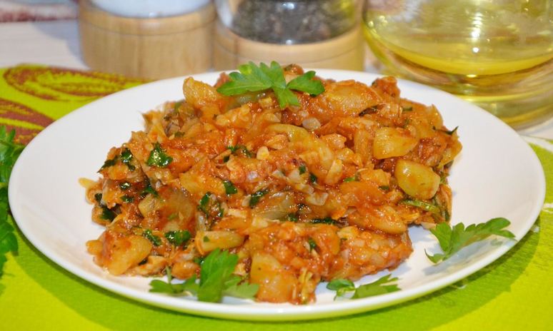 Рецепт кабачков жареных с томатной пастой