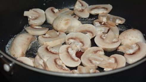 картофельный гратен с грибами