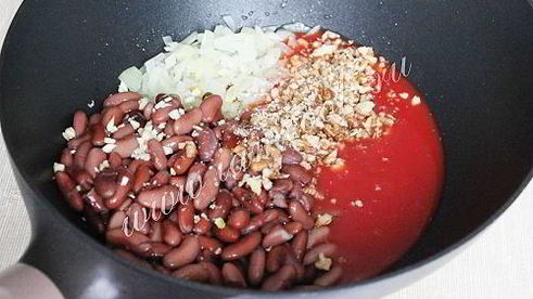 лобио из красной фасоли