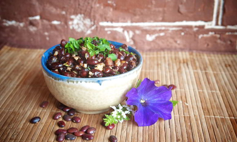 Рецепт лобио с орехами и мятой