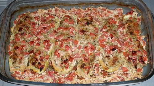 молоденькие фаршированные кабачки