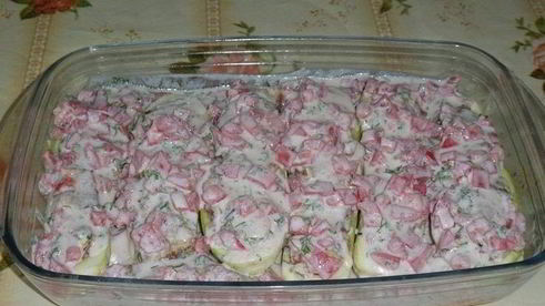 молоденькие фаршированные кабачки