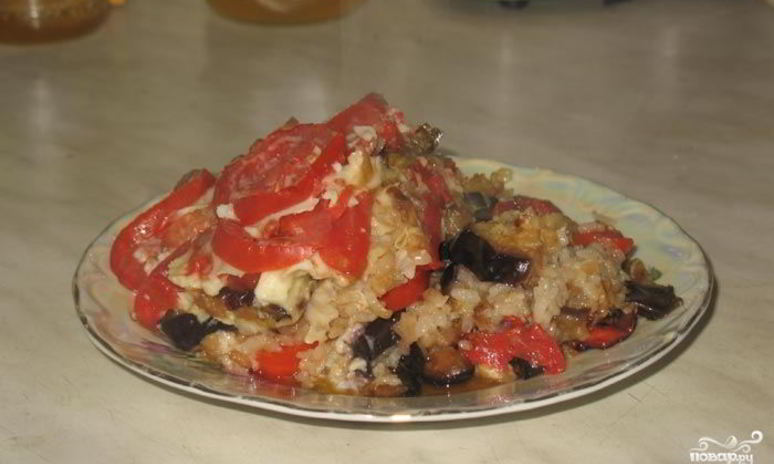 Рецепт мусаки с рисом