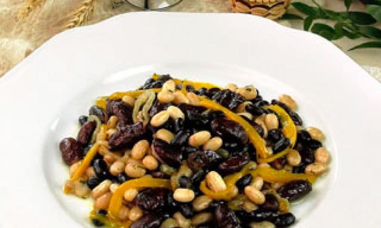 Рецепт острой пестрой фасоли