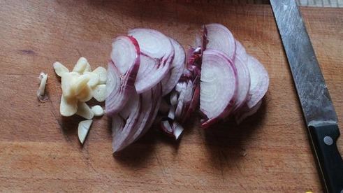 овощи, запеченные в рукаве