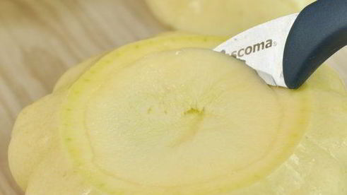 патиссоны, фаршированные мясом и грибами