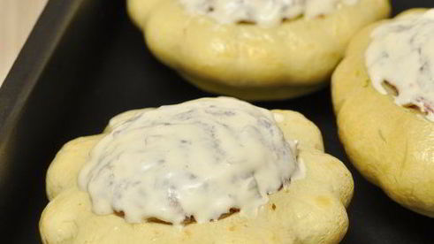 патиссоны, фаршированные мясом и грибами