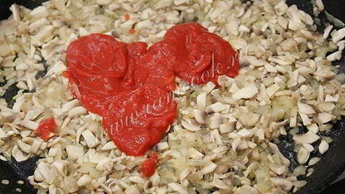 перец фаршированный булгуром и грибами