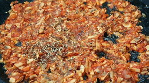 перец фаршированный булгуром и грибами